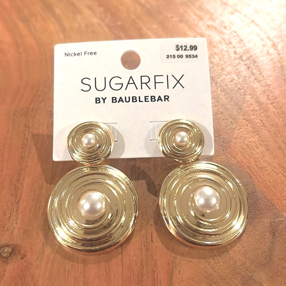 Pearl Pendant Earrings from Sugarfix by Baublebar